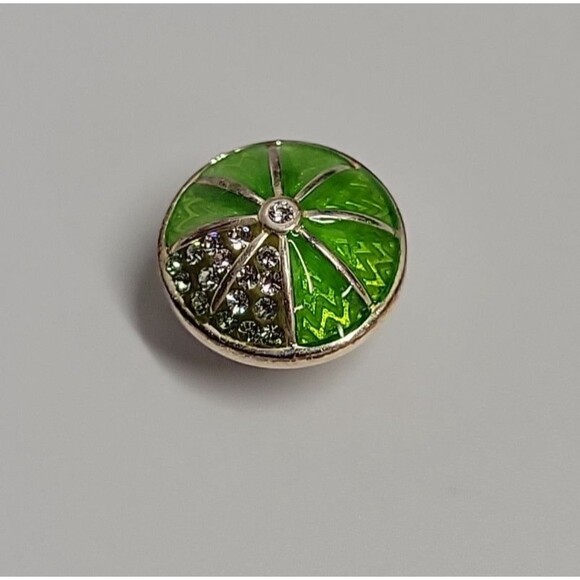Kameleon Jewelpop Sterling 925 Slice of Life‎ Swarovski Lime KJP672 - Picture 1 of 5